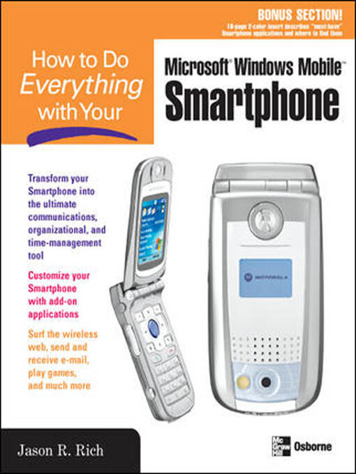 Title details for How to Do Everything with Your Microsoft Windows Mobile Smartphone by Jason R. Rich - Available